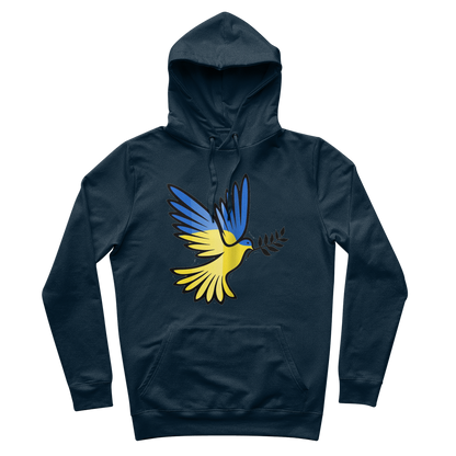 SUPPORT FOR UKRAINE 100% Organic Cotton Hoodie - DirectlyPersonalised