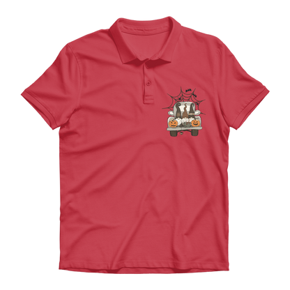 LETS GET SPOOKY Premium Adult Polo Shirt - DirectlyPersonalised