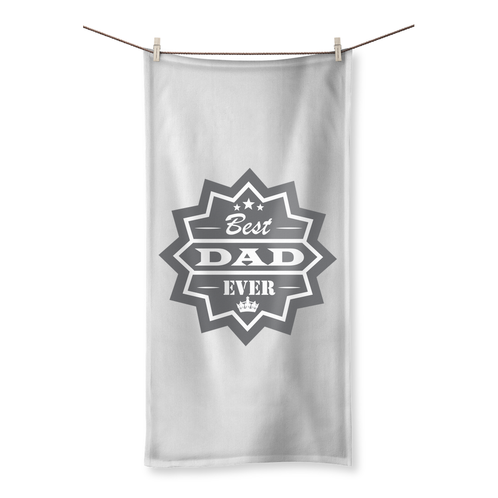 Best Dad Ever Sublimation All Over Towel - DirectlyPersonalised
