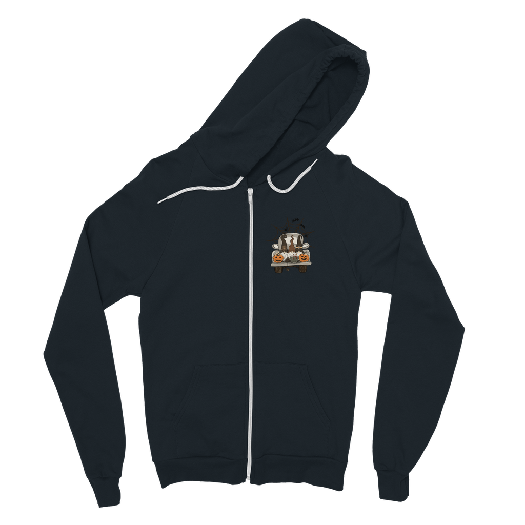 LETS GET SPOOKY Classic Adult Zip Hoodie - DirectlyPersonalised