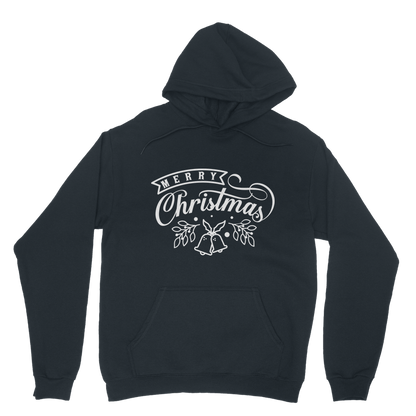 Merry Christmas White Classic Adult Hoodie