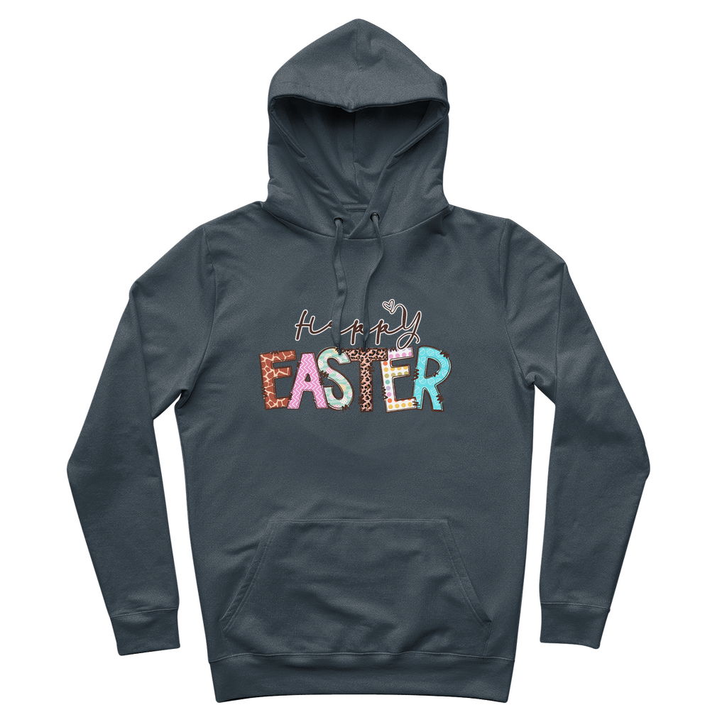 Happy Easter 100% Organic Cotton Hoodie - DirectlyPersonalised