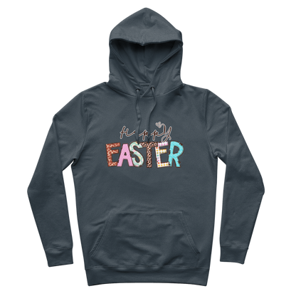 Happy Easter 100% Organic Cotton Hoodie - DirectlyPersonalised