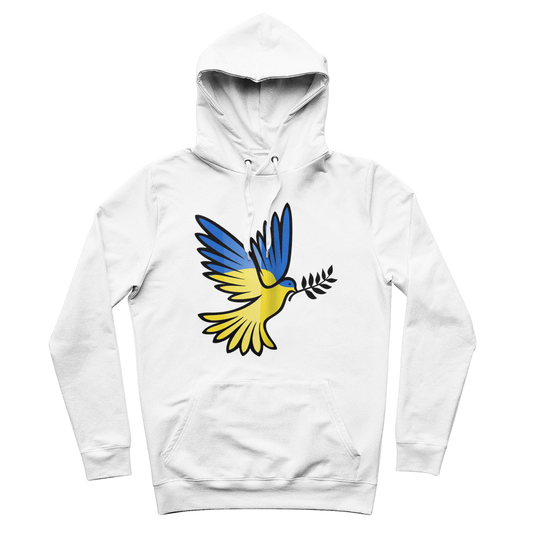 SUPPORT FOR UKRAINE 100% Organic Cotton Hoodie - DirectlyPersonalised