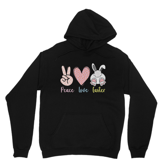 PEACE LOVE EASTER Classic Adult Hoodie - DirectlyPersonalised