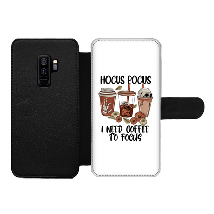 HOCUS POCUS -COFFEE DESIGN Front Printed Wallet Cases - DirectlyPersonalised