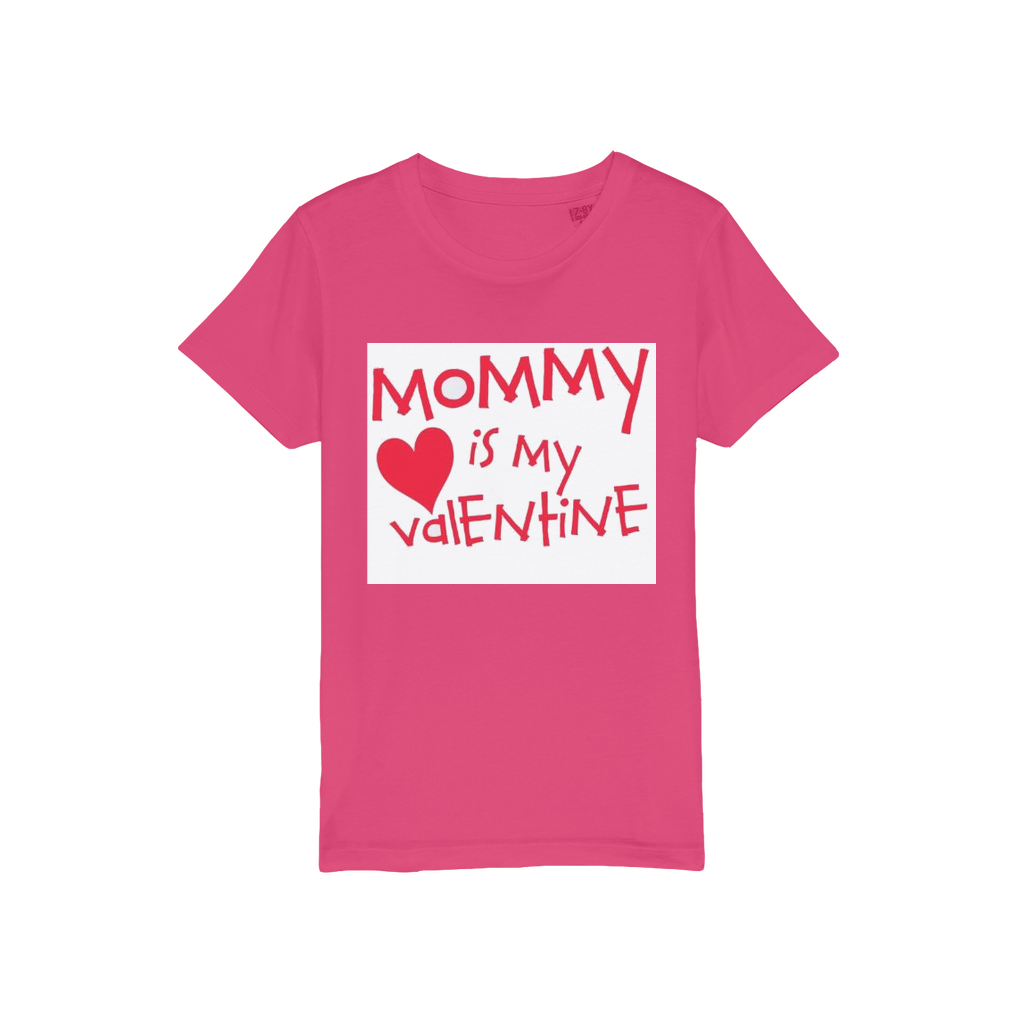 Mummys Valentine Organic Jersey Kids T-Shirt - DirectlyPersonalised