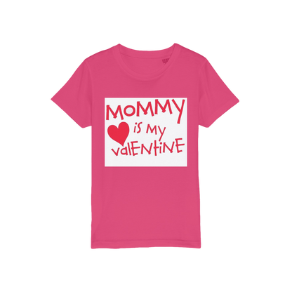 Mummys Valentine Organic Jersey Kids T-Shirt - DirectlyPersonalised