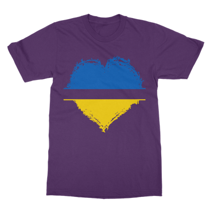 HEARTS WITH UKRAINE Classic Adult T-Shirt - DirectlyPersonalised