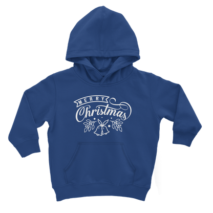 Merry Christmas White Classic Kids Hoodie