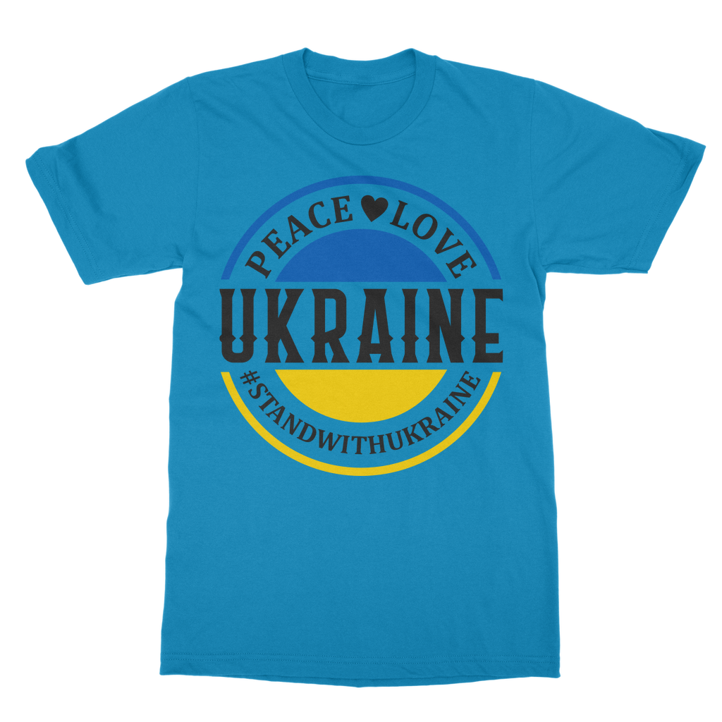 STAND WITH UKRAINE Classic Adult T-Shirt - DirectlyPersonalised