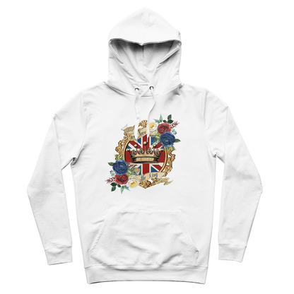 GOD SAVE THE KING 100% Organic Cotton Hoodie - DirectlyPersonalised