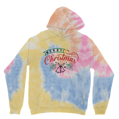 Merry Christmas Tie Dye Hoodie