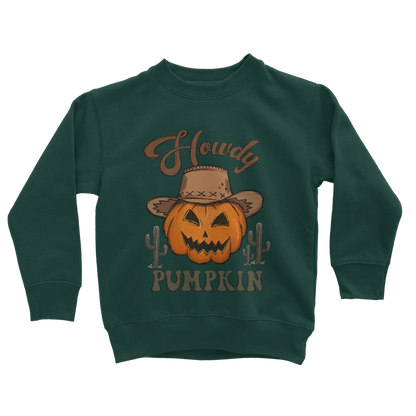 HOWDY PUMPKIN Classic Kids Sweatshirt - DirectlyPersonalised