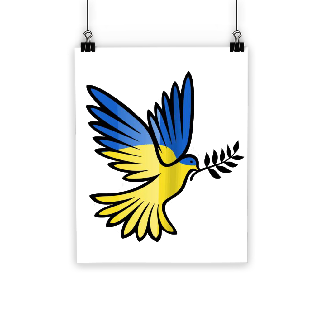 SUPPORT FOR UKRAINE Classic Poster - DirectlyPersonalised