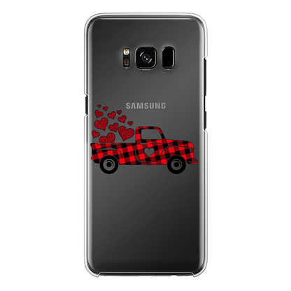 Love Truck Back Printed Transparent Hard Phone Case - DirectlyPersonalised