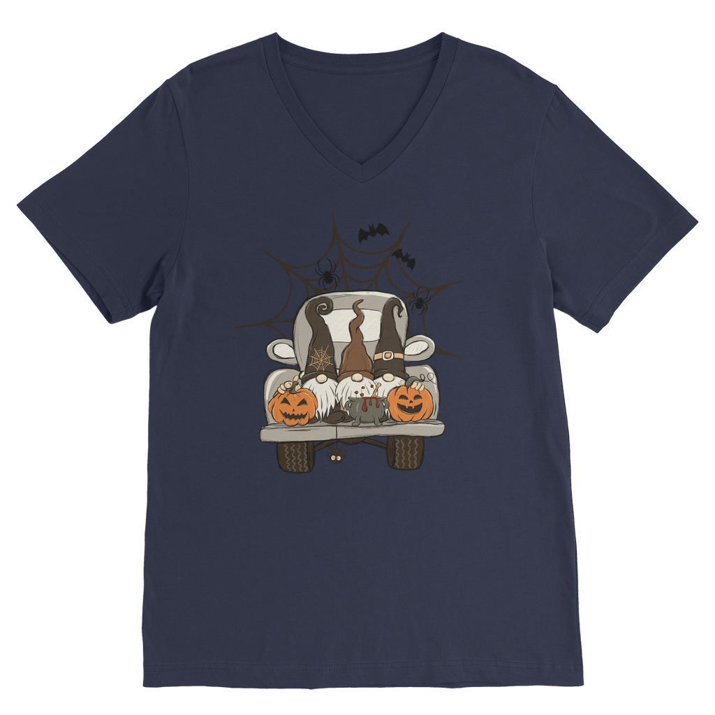 LETS GET SPOOKY Premium V-Neck T-Shirt - DirectlyPersonalised