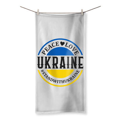 STAND WITH UKRAINE Sublimation All Over Towel - DirectlyPersonalised