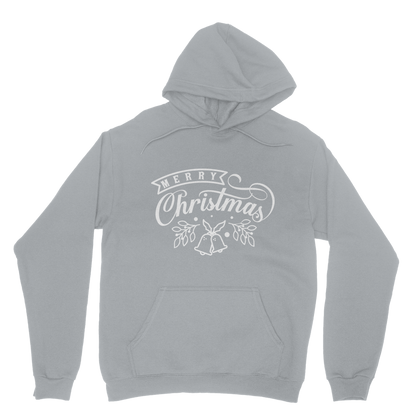 Merry Christmas White Classic Adult Hoodie