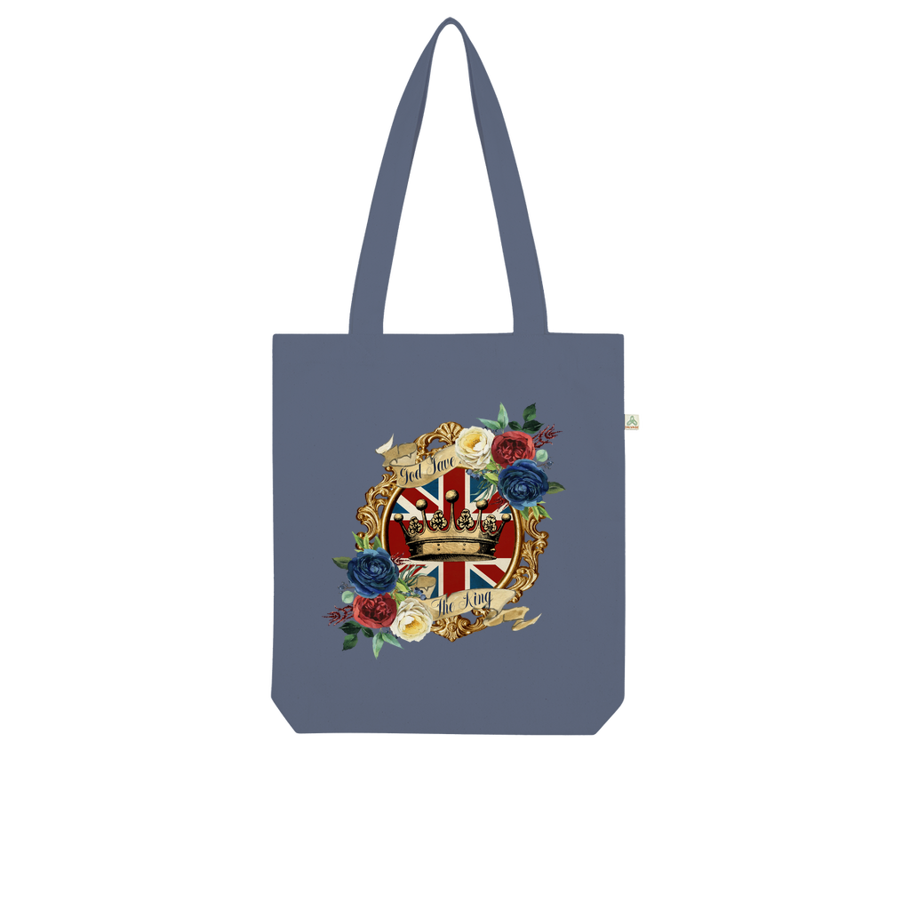GOD SAVE THE KING Organic Tote Bag - DirectlyPersonalised