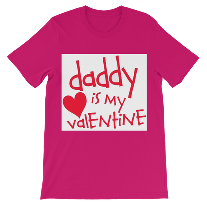 Daddy's my Valentine Premium Kids T-Shirt - DirectlyPersonalised