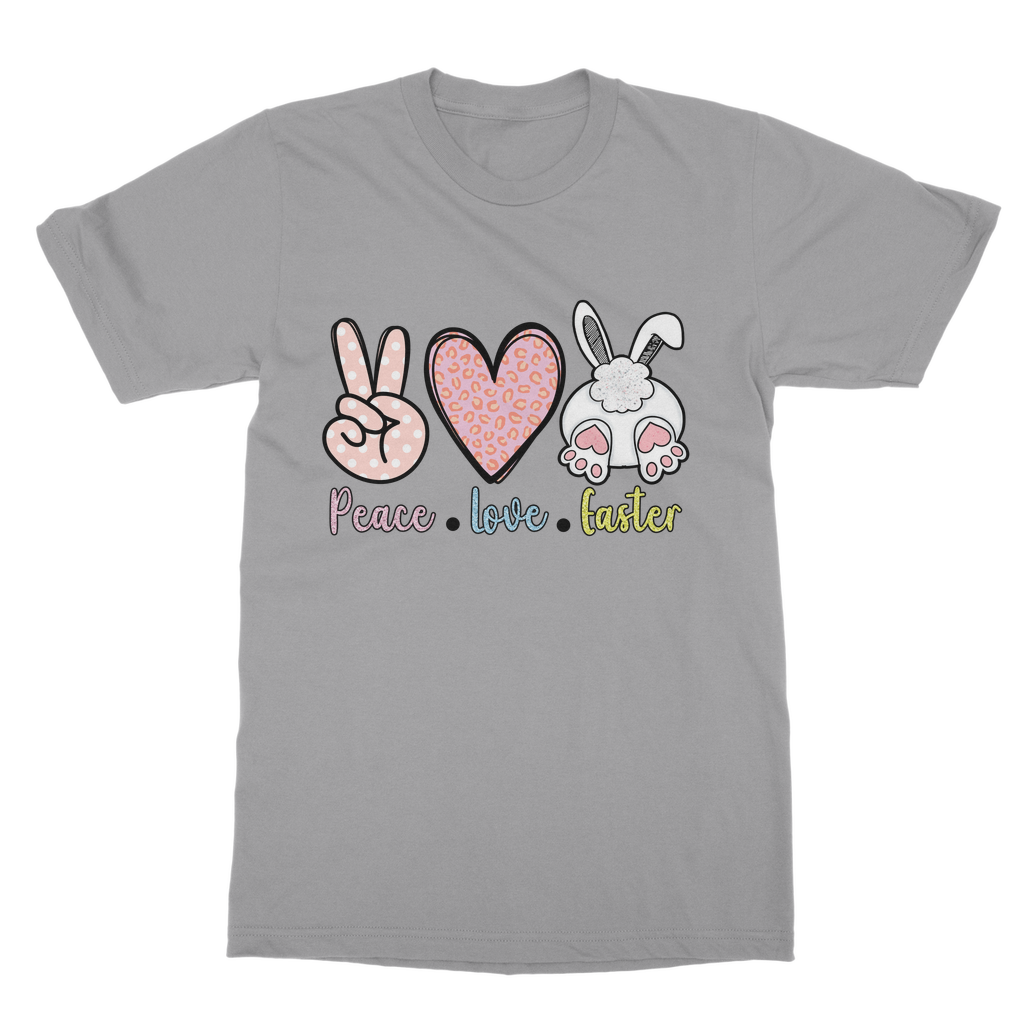 PEACE LOVE EASTER Classic Adult T-Shirt - DirectlyPersonalised