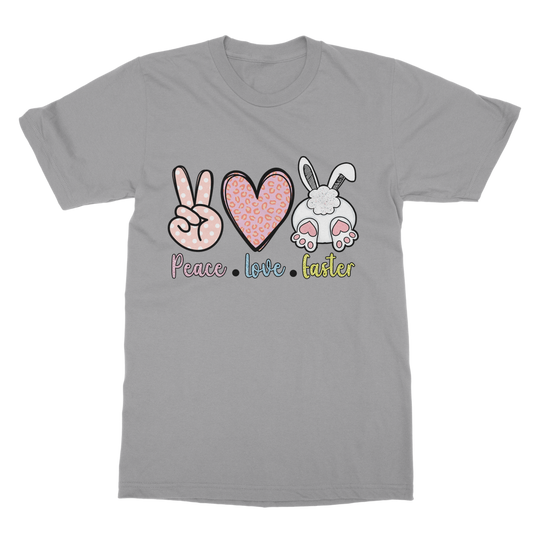 PEACE LOVE EASTER Classic Adult T-Shirt - DirectlyPersonalised