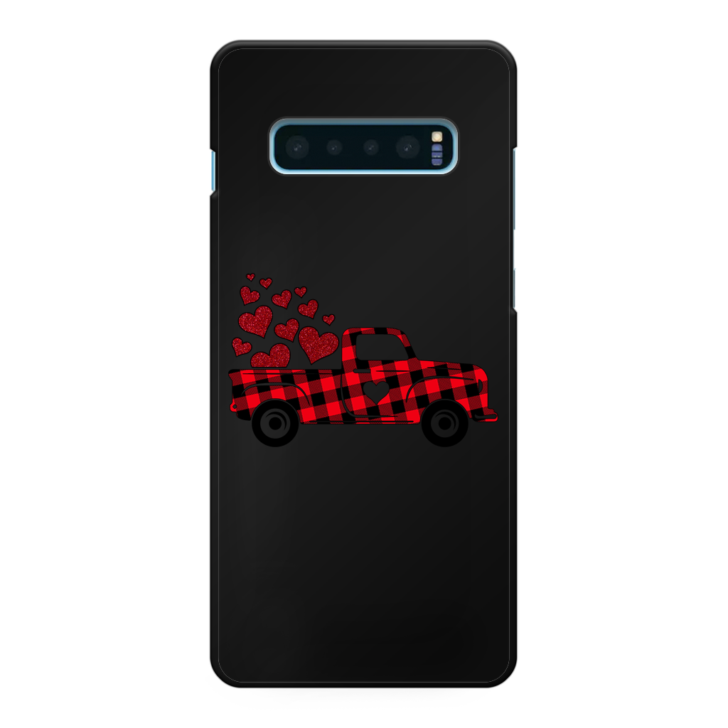 Love Truck Back Printed Black Hard Phone Case - DirectlyPersonalised