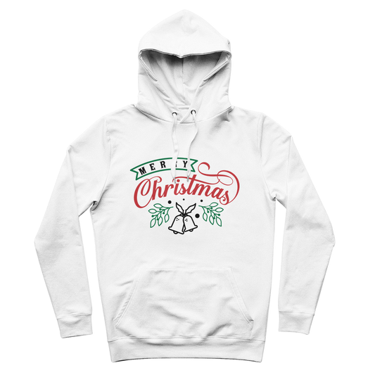 Merry Christmas 100% Organic Cotton Hoodie