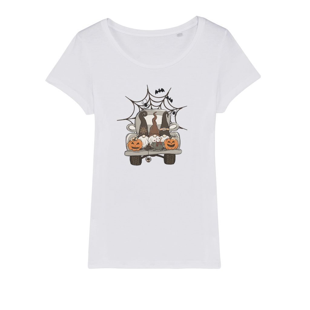 LETS GET SPOOKY Organic Jersey Womens T-Shirt - DirectlyPersonalised