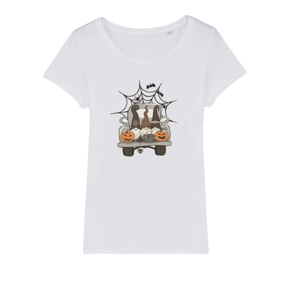 LETS GET SPOOKY Organic Jersey Womens T-Shirt - DirectlyPersonalised