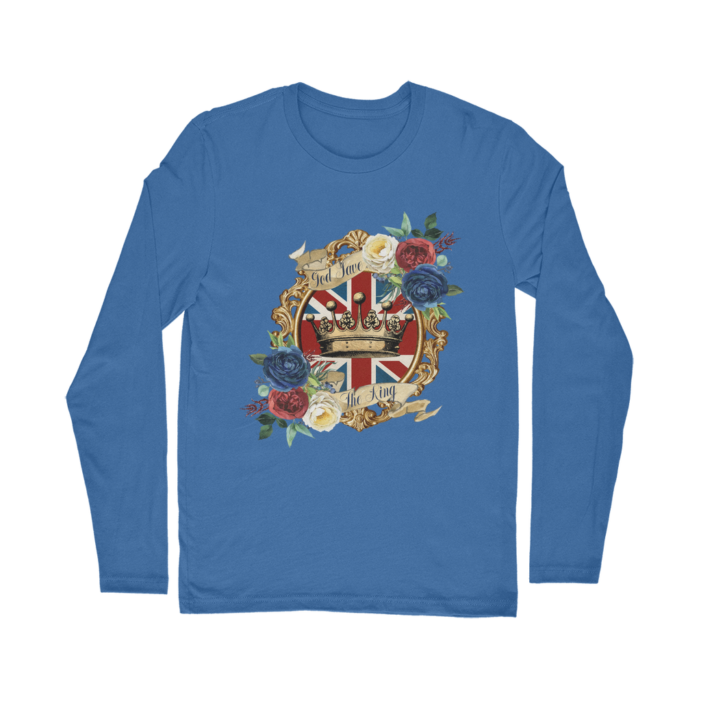 GOD SAVE THE KING Classic Long Sleeve T-Shirt - DirectlyPersonalised