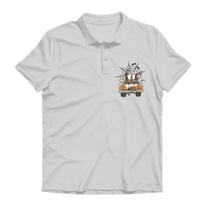 LETS GET SPOOKY Premium Adult Polo Shirt - DirectlyPersonalised