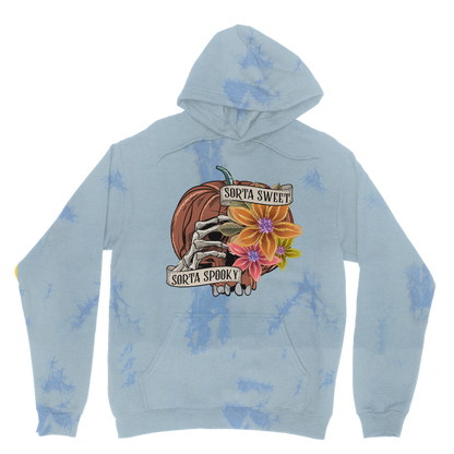 SORTA SWEET - SORTA SPOOKY Tie Dye Hoodie - DirectlyPersonalised