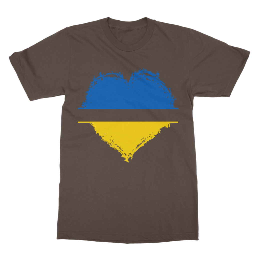 HEARTS WITH UKRAINE Classic Adult T-Shirt - DirectlyPersonalised