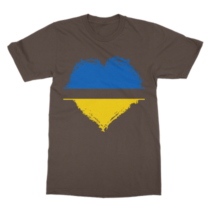 HEARTS WITH UKRAINE Classic Adult T-Shirt - DirectlyPersonalised