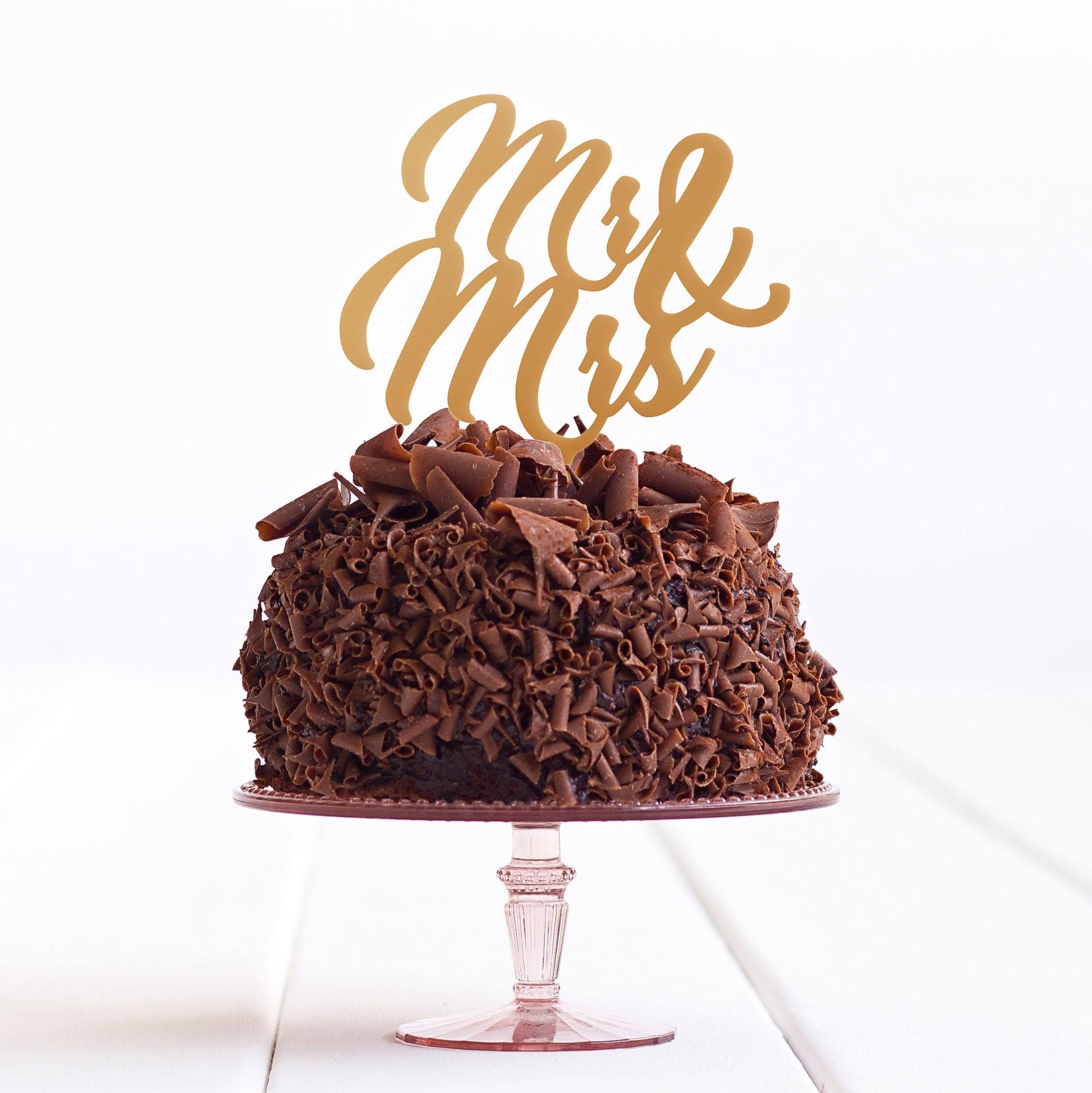 Mr & Mrs Cake Topper - Wedding Cake Topper - DirectlyPersonalised