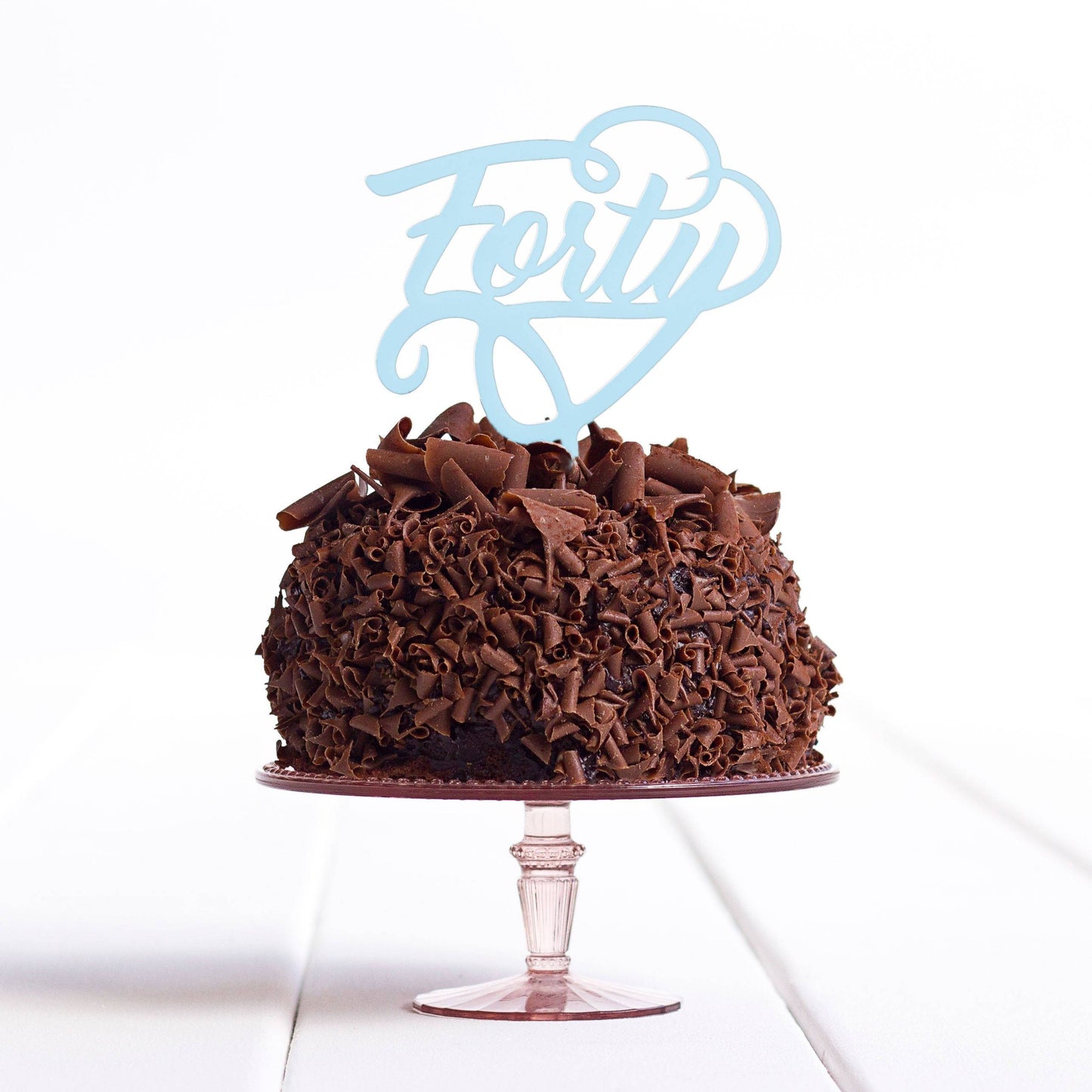 Forty 40 Fortieth Cake Topper Birthday Party Decoration Food Safe Regular - Quick Worldwide Despatch - DirectlyPersonalised