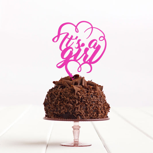 It's a Girl Cake Topper Party Baby Shower - Its A Girl Cake Topper - Its a Girl Cake Topper Decoration - Quick Worldwide Dispatch - DirectlyPersonalised