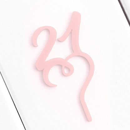 21 Cake Topper - 21st Cake Topper - 21 Cake Decoration - 21 Birthday Party Cake Topper - Quick World Wide Dispatch - DirectlyPersonalised
