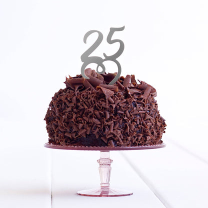 25 Cake Topper - 25th Cake Topper - 25 Birthday Party Cake Topper - 25 Cake Decoration - Quick World Wide Dispatch - DirectlyPersonalised