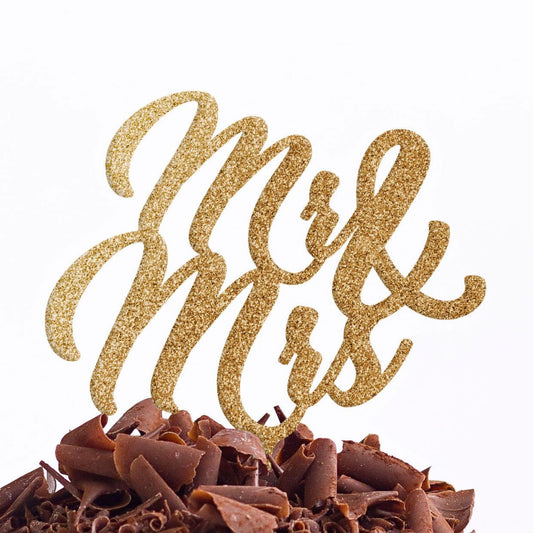 Mr & Mrs Cake Topper - Wedding Cake Topper - DirectlyPersonalised