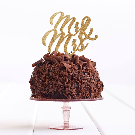 Mr & Mrs Cake Topper - Wedding Cake Topper - DirectlyPersonalised
