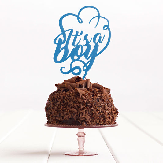 It's a Boy! Cake Topper Party Baby Shower - DirectlyPersonalised