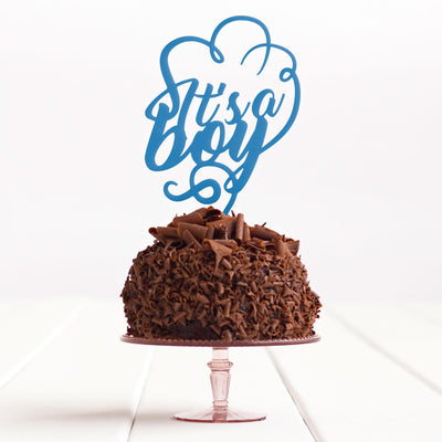 It's a Boy! Cake Topper Party Baby Shower - DirectlyPersonalised