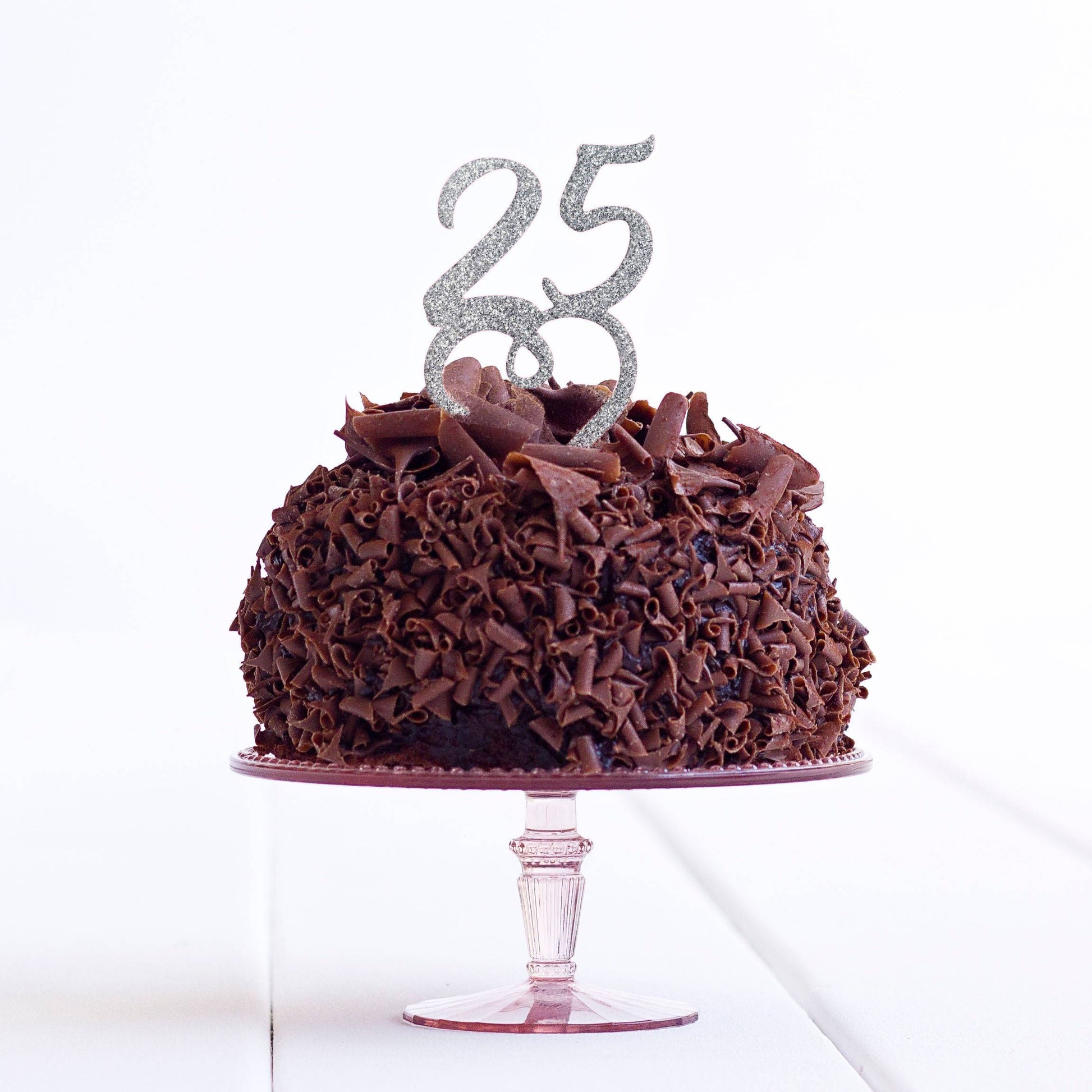 25 Cake Topper - 25th Cake Topper - 25 Birthday Party Cake Topper - 25 Cake Decoration - Quick World Wide Dispatch - DirectlyPersonalised
