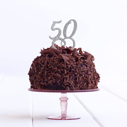 50 Birthday Party Cake Topper - Fifty Cake Topper - 50th Cake Topper - Fiftieth Cake Topper - 50 Decoration - Quick World Wide Dispatch - DirectlyPersonalised