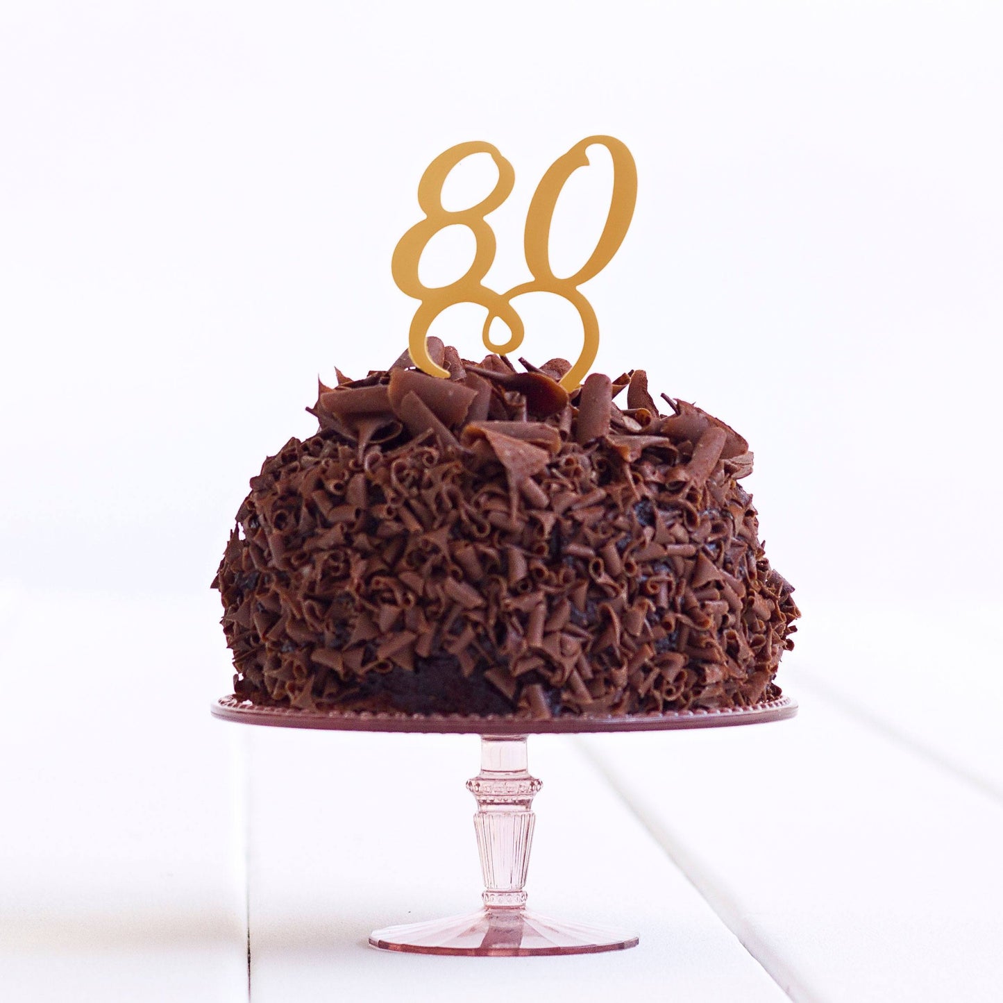 80 Cake Topper Birthday Party Decoration - 80 Cake Topper - Eighty Cake Topper - Quick World Wide Dispatch - DirectlyPersonalised