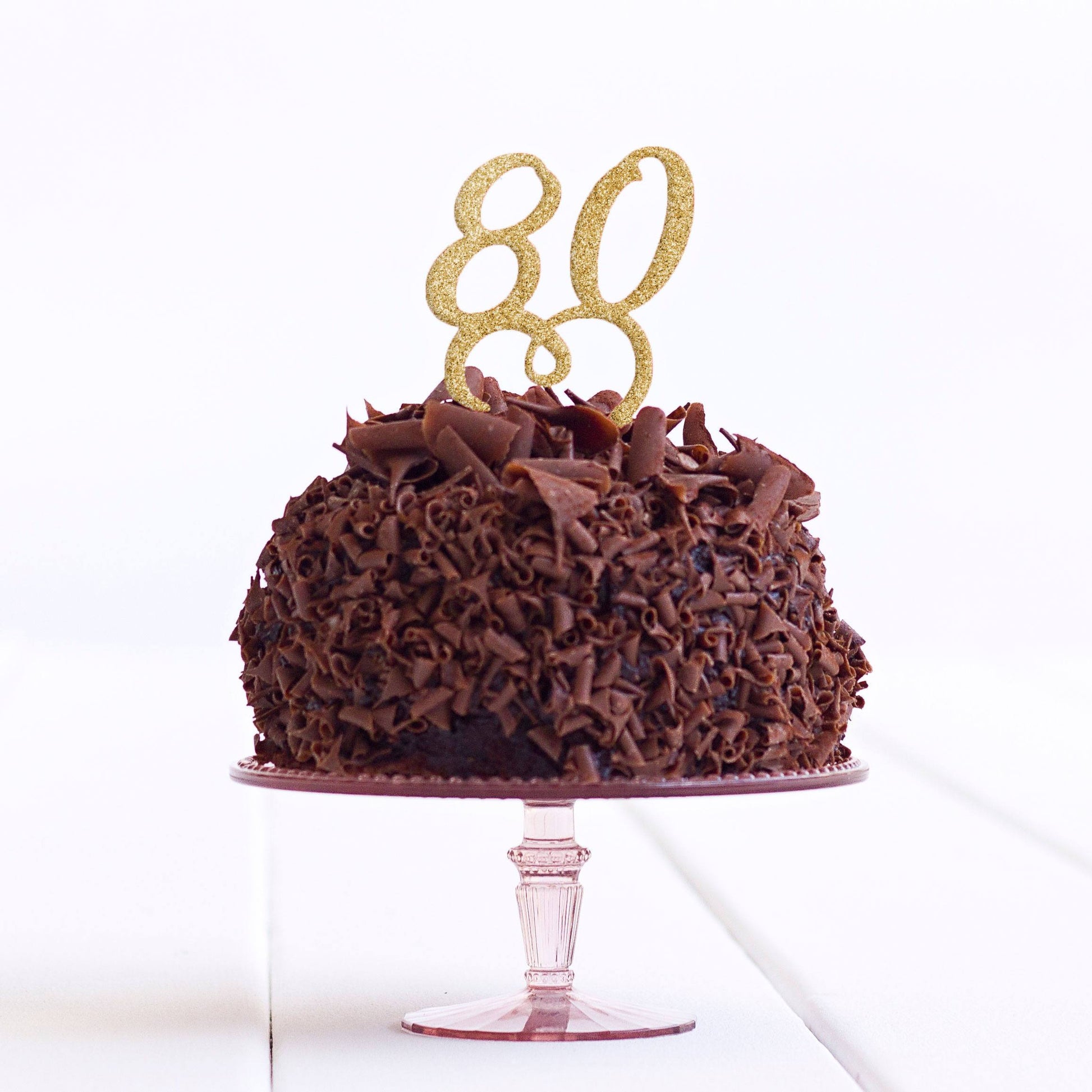 80 Cake Topper Birthday Party Decoration - 80 Cake Topper - Eighty Cake Topper - Quick World Wide Dispatch - DirectlyPersonalised