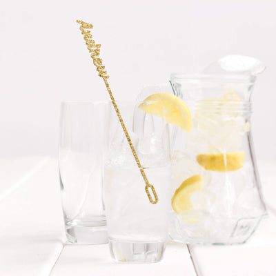 Personalised Drinks Stirrer - Drinks Swizzle - Personalised Drink Stick - Personalized Drink Cocktail Party .s. Made in UK - DirectlyPersonalised